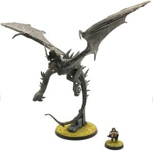 Ringwraith on Fell Beast 2 Painted Miniatures Nazgul Frodo Middle-Earth